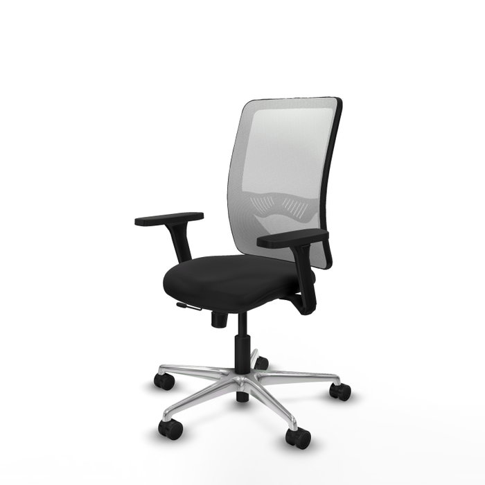 PIQUERAS Y CRESPO Silla de oficina Zulema con mecanismo Sincro/Traslack, Negro y Blanco PIQUERAS Y CRESPO Silla de oficina Zulema con mecanismo Sincro/Traslack, Negro y Blanco