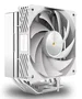 Mars Gaming MCPU-X5 Ventilador CPU Disipador con 5 Heatpipes HCT, TDP 280W, Ventilador PWM Silencioso 120mm, Compatible con Intel LGA y AMD AM5/AM4, Color Blanco