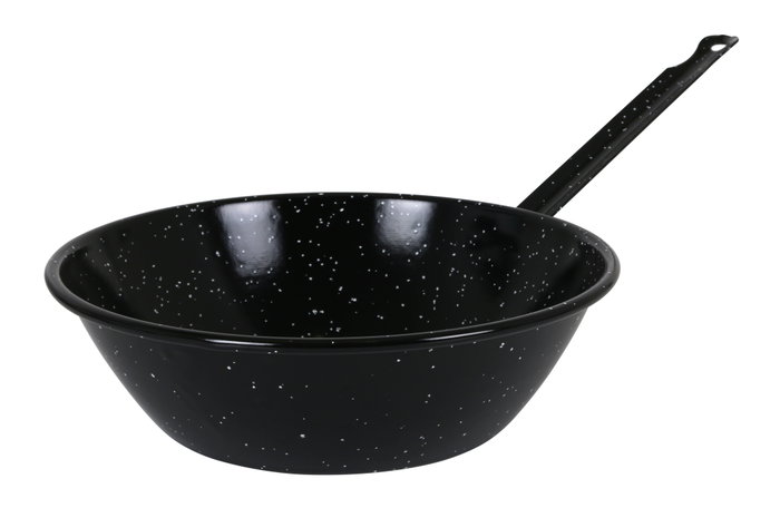 La Estrella Sartén Honda Bordonada Jaspeada 26 cm, 3.8L (8 Unidades)