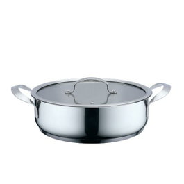 Haeger Cazo Inoxidable 24L y Sartén 24 cm