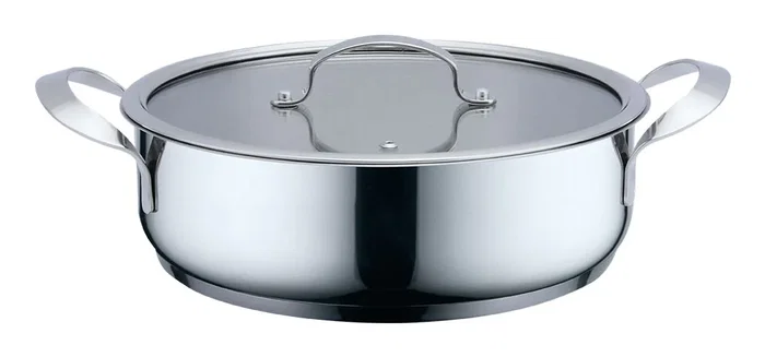 Haeger Olla Sartén PA-24L.004A de Acero Inoxidable, 24 Litros, 24 cm de Diámetro, con Tapa de Cristal y Rejilla de Ventilación, Apta para Inducción, Gas y Todo Tipo de Placas Haeger Olla Sartén PA-24L.004A de Acero Inoxidable, 24 Litros, 24 cm de Diámetro, con Tapa de Cristal y Rejilla de Ventilación, Apta para Inducción, Gas y Todo Tipo de Placas