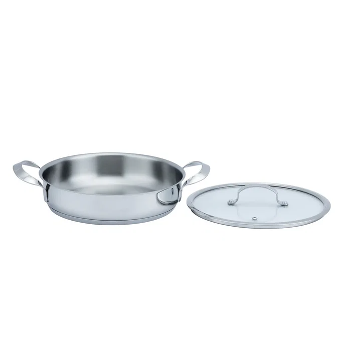 Haeger Olla Sartén PA-24L.004A de Acero Inoxidable, 24 Litros, 24 cm de Diámetro, con Tapa de Cristal y Rejilla de Ventilación, Apta para Inducción, Gas y Todo Tipo de Placas Haeger Olla Sartén PA-24L.004A de Acero Inoxidable, 24 Litros, 24 cm de Diámetro, con Tapa de Cristal y Rejilla de Ventilación, Apta para Inducción, Gas y Todo Tipo de Placas