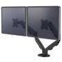 Fellowes EPPA Brazo Doble para Monitor Negro