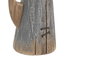 DKD Home Decor Figura de Madera Reciclada Cola de Tiburón Gris