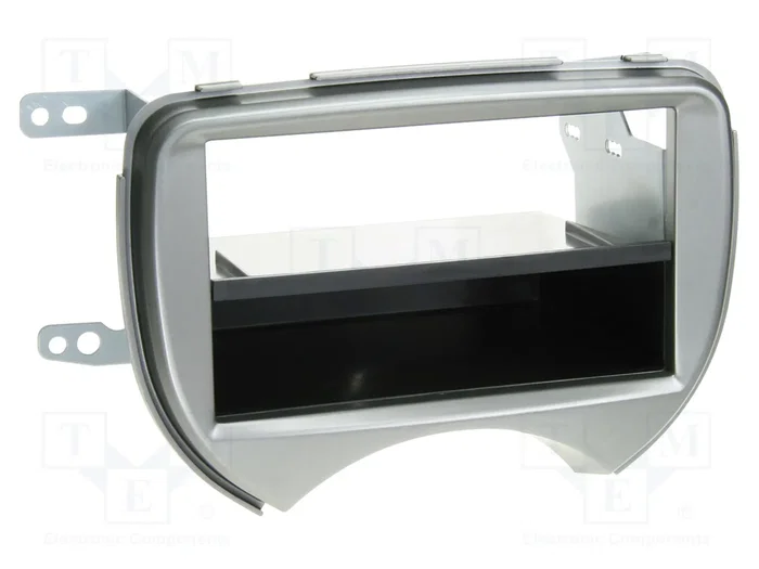 ACV Bastidor de montaje de radio 2 DIN para Nissan Micra (K13) 2011-2013 color plata ACV Bastidor de montaje de radio 2 DIN para Nissan Micra (K13) 2011-2013 color plata