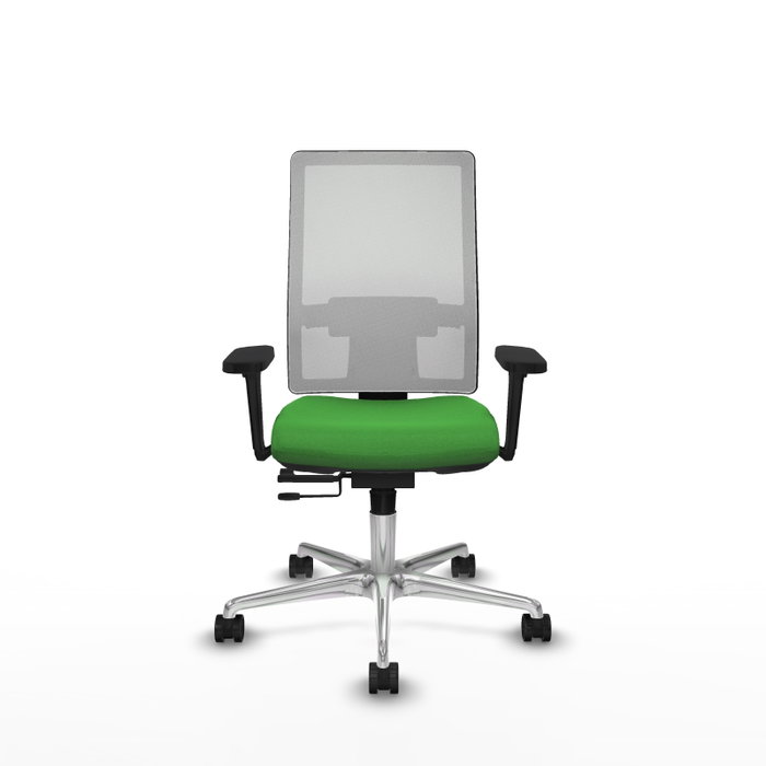 PIQUERAS Y CRESPO Silla de oficina Horna Verde y Blanco con mecanismo Sincro/Traslack PIQUERAS Y CRESPO Silla de oficina Horna Verde y Blanco con mecanismo Sincro/Traslack