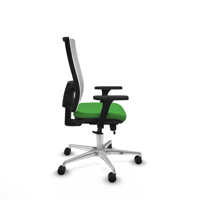 PIQUERAS Y CRESPO Silla de oficina Horna Verde y Blanco con mecanismo Sincro/Traslack PIQUERAS Y CRESPO Silla de oficina Horna Verde y Blanco con mecanismo Sincro/Traslack