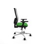 PIQUERAS Y CRESPO Silla de oficina Horna Verde y Blanco con mecanismo Sincro/Traslack
