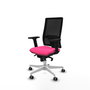 PIQUERAS Y CRESPO Silla de oficina Horna Rosa y Negro