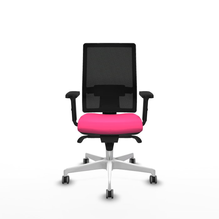 PIQUERAS Y CRESPO Silla de oficina Horna Rosa y Negro