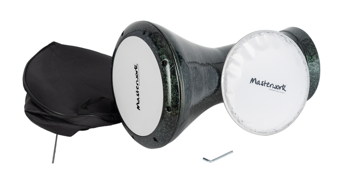 Darbuka Marteleada Masterwork Verde 400V Darbuka Marteleada Masterwork Verde 400V