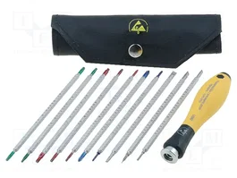 WIHA Juego de destornilladores de precisión ESD