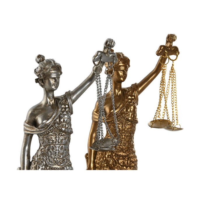 DKD Home Decor Figura de la Justicia Dioses Mitológicos, Surtido de 2 unidades DKD Home Decor Figura de la Justicia Dioses Mitológicos, Surtido de 2 unidades