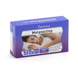 Plameca Melanoctina Bicapa 30 Comprimidos - Melatonina, Vitaminas B6 y B12 para el Sueño y Sistema Nervioso