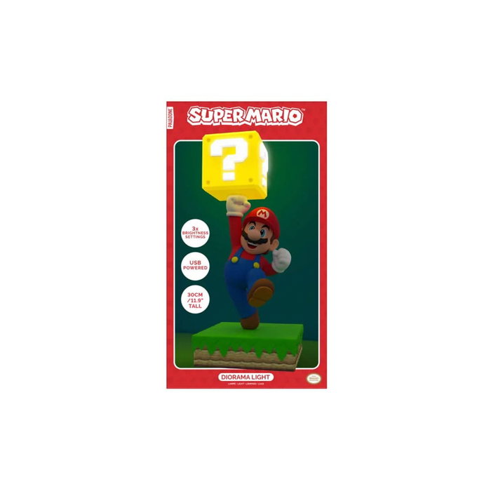 Super Mario Lámpara Diorama Mario