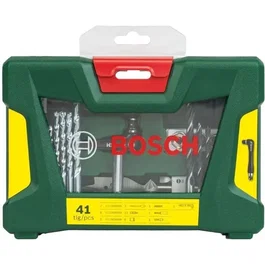 Bosch Caja en línea V de 41 piezas con destornillador de trinquete
