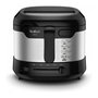 Tefal Uno M FF215D30 Freidora de Aire 1.8 L 1600 W Negro y Acero Inoxidable con Pantalla y Capa Antiadherente - Capacidad 1 kg, Temperatura 150-190 °C