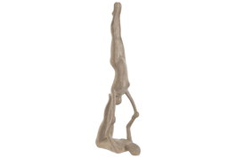 DKD Home Decor Figura Beige Resina Yoga 29.5 x 7.5 x 27.8 cm