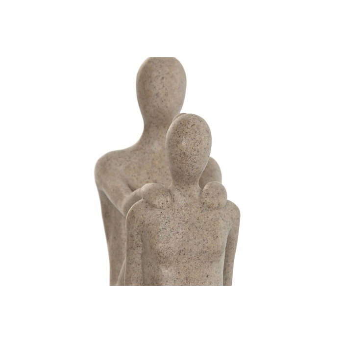DKD Home Decor Figura de Resina Yoga Beige