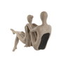 DKD Home Decor Figura de Resina Yoga Beige