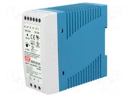 MEAN WELL MDR-60-24 Alimentador de impulso 60W 24VDC