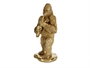 Giftdecor Gorila Saxo Dorado Resina 18.5 x 38.8 x 22 cm (Set de 3)