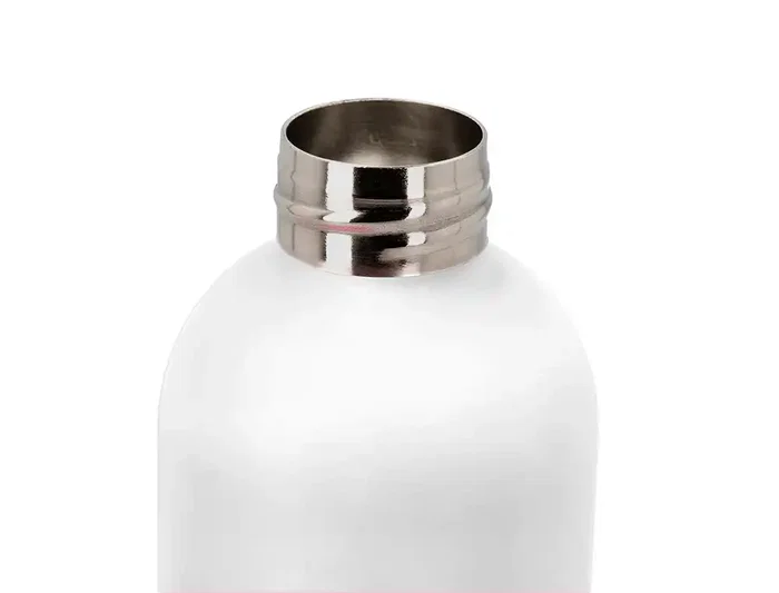 Antartik Botella Portaliquidos Isotermica Acero Inoxidable Libre de BPA Color Blanco 500 ml