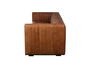 DKD Home Decor Sofá Urban Piel Cognac 4 Plazas 246.5 x 92 x 73 cm