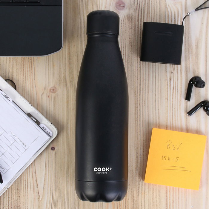 Cook Concept Termo Botella 500 ml Negro