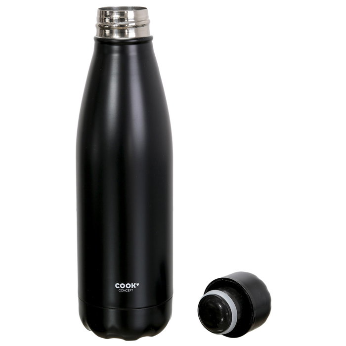 Cook Concept Termo Botella 500 ml Negro