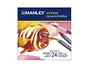 Manley Lápices de Cera Acuarelables, Caja de 24 Unidades Colores Surtidos