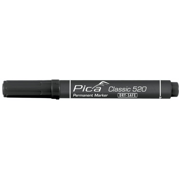 Pica Rotulador Permanente Punta Redonda 1-4mm Negro Pica Rotulador Permanente Punta Redonda 1-4mm Negro