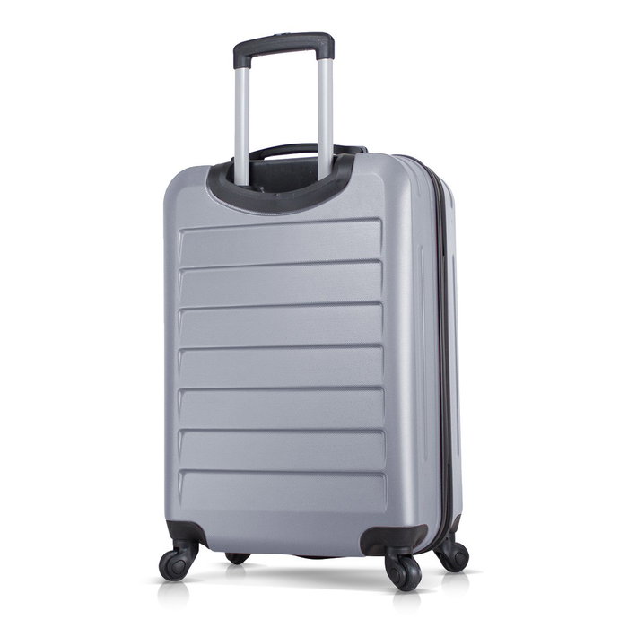 Zoozie Bags Maleta 4810 Gris ABS Ruedas 360° Candado 66x43x27cm 70L