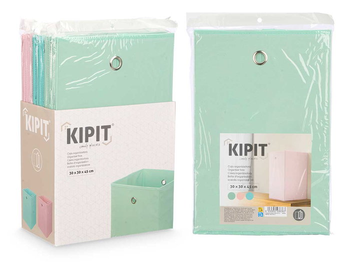 Kipit Caja Plegable Organizadora 45x30x30 cm Surtidos Vivo (Set de 12) Kipit Caja Plegable Organizadora 45x30x30 cm Surtidos Vivo (Set de 12)