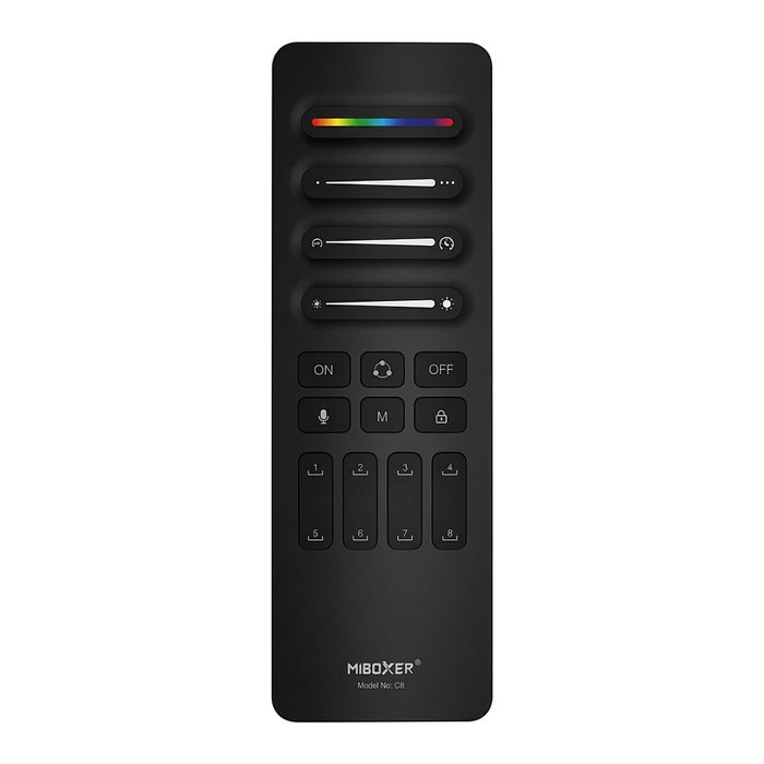 Miboxer Pixel LED Fernbedienung SPI - Pixel 2,4GHz (RGB/RGB-W/RGB+CCT) *Milight/Miboxer* Miboxer Pixel LED Fernbedienung SPI - Pixel 2,4GHz (RGB/RGB-W/RGB+CCT) *Milight/Miboxer*