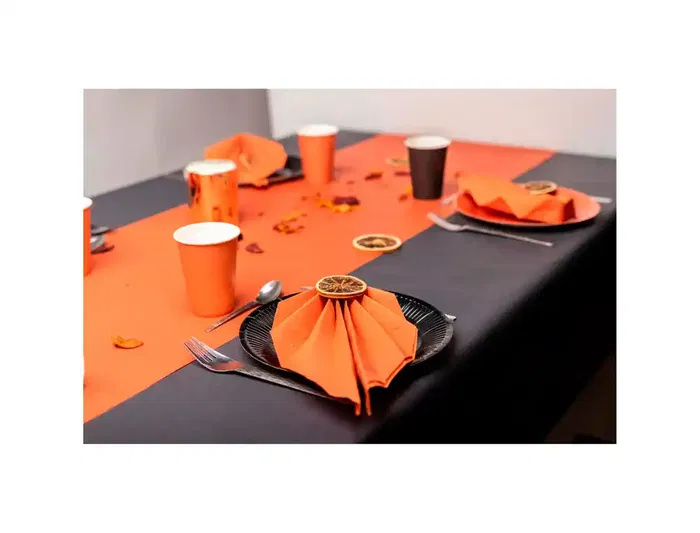 Pronappe Mantel de Polipropileno Spunbond Reciclable 100%, Repelente al Agua, Negro, Rollo 1.20 m de Ancho x 6 m de Largo