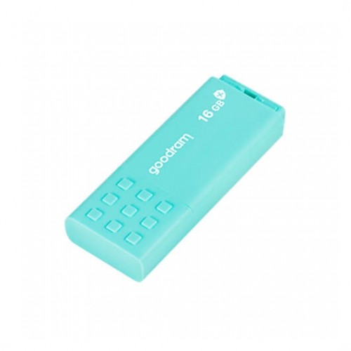GOODRAM UME CARE UME3-0160CRR11 - Memoria USB 3.0 16 GB, Carcasa Antibacteriana con Tecnología Biomaster, Velocidad Lectura 60 MB/s, Azul
