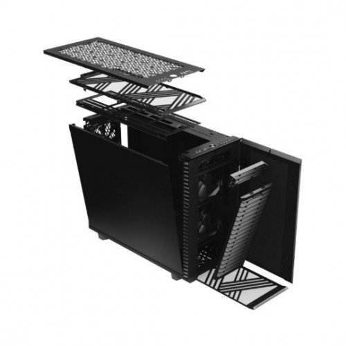 Fractal Design Caja DEFINE 7 Black Solid FD-C-DEF7A-01 Caja para PC ATX Negra