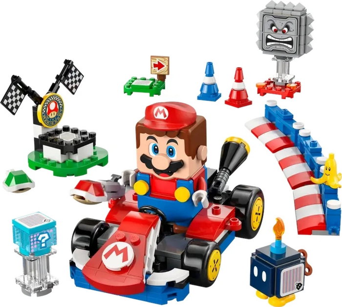 LEGO Mario Kart 72043 Mario interactivo y Kart estándar