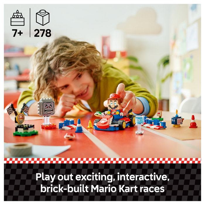 LEGO Mario Kart 72043 Mario interactivo y Kart estándar