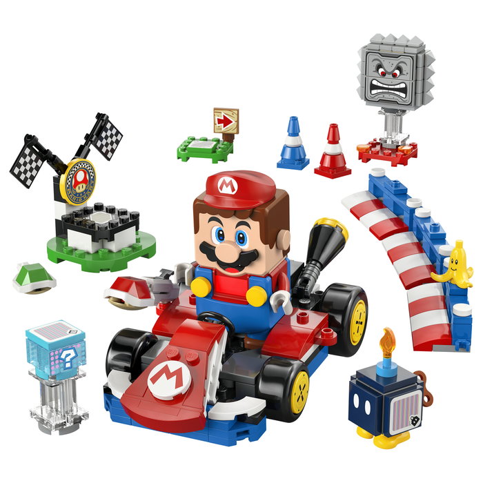 LEGO Mario Kart 72043 Mario interactivo y Kart estándar