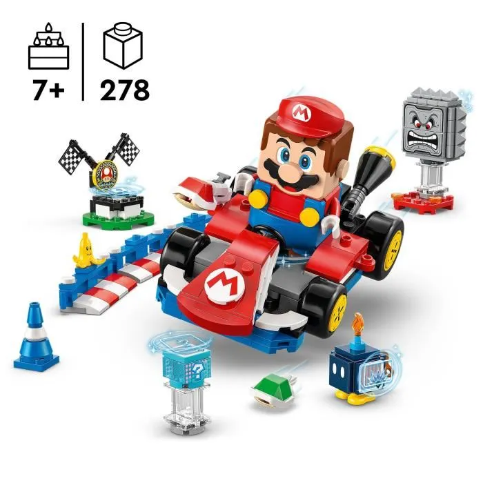 Lego Mario Kart 72043 Mario Kart interactivo y kart estándar - Juguete para niños a partir de 7 años Lego Mario Kart 72043 Mario Kart interactivo y kart estándar - Juguete para niños a partir de 7 años