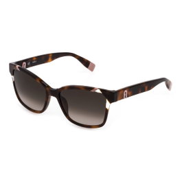 Furla SFU470-5401AY Gafas de Sol con Lentes Marrones Degradadas