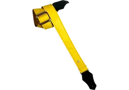 GETM Correa Guit/Bajo Fly Yellow Polipiel Nailon Piel Ajustable Hasta 165 cm Amarillo