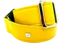 GETM Correa Guit/Bajo Fly Yellow Polipiel Nailon Piel Ajustable Hasta 165 cm Amarillo