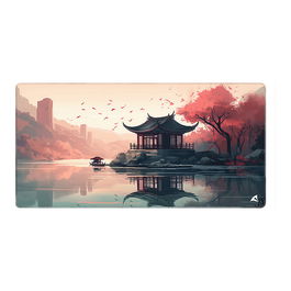 SHARKOON Alfombrilla de Ratón para Gaming SGP40 D7 XXL 1000x500mm Base Antideslizante Caucho Textil Multicolor