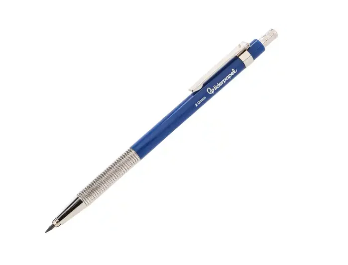 Liderpapel Portaminas Colección 4 con clip y sacapuntas 2 mm azul Liderpapel Portaminas Colección 4 con clip y sacapuntas 2 mm azul