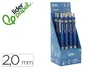 Liderpapel Portaminas Colección 4 con clip y sacapuntas 2 mm azul