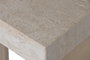 DKD Home Decor Mesa Redonda de Comedor de Olmo Macizo y Mármol 130x130x76