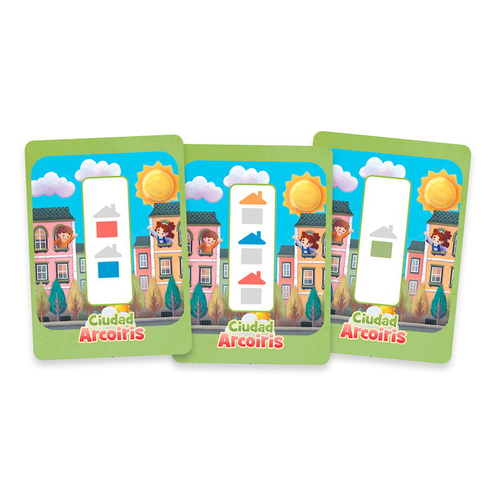 LÚDILO Juego Ciudad Arcoiris 89035, Juego de Construcción y Estrategia para Niños +5 Años LÚDILO Juego Ciudad Arcoiris 89035, Juego de Construcción y Estrategia para Niños +5 Años